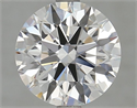 Lab Grown Diamond 2.63 Carats, Round with Ideal Cut, E Color, VVS1 Clarity and Certified by IGI