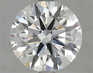 Picture of Lab Grown Diamond 2.63 Carats, Round with Ideal Cut, E Color, VVS1 Clarity and Certified by IGI
