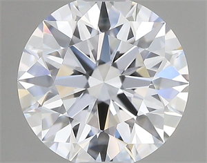 Picture of Lab Grown Diamond 1.00 Carats, Round with Ideal Cut, D Color, VVS2 Clarity and Certified by IGI