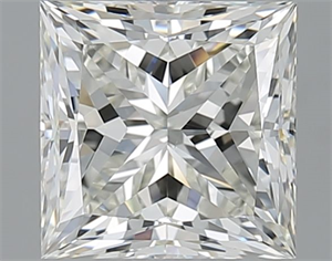 Picture of Natural Diamond 2.51 Carats, Princess with  Cut, I Color, VS1 Clarity and Certified by IGI