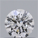 Natural Diamond 0.42 Carats, Round with Excellent Cut, E Color, SI1 Clarity and Certified by GIA