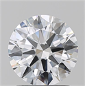 Natural Diamond 1.55 Carats, Round with Excellent Cut, D Color, VVS1 Clarity and Certified by GIA