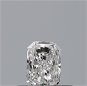Diamante Natural 0.23 quilates, Radiante , Color E, claridad VVS1 y certificado GIA