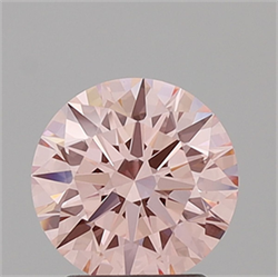 Picture of Lab Grown Diamond 2.05 Carats, Round with Ideal Cut, Fancy Intense Pink Color, VVS2 Clarity and Certified by IGI