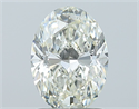 Natural Diamond 1.20 Carats, Oval with  Cut, J Color, SI1 Clarity and Certified by GIA