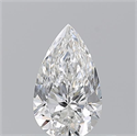 Natural Diamond 0.50 Carats, Pear with  Cut, F Color, VS1 Clarity and Certified by GIA