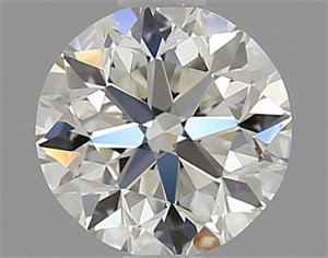 Picture of Natural Diamond 0.90 Carats, Round with Very Good Cut, H Color, VVS1 Clarity and Certified by IGI