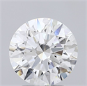 Del inventario de diamantes de laboratorio, 2.64 quilates, Redondo , Color E, claridad VS1 y certificado IGI