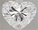 Natural Diamond 1.91 Carats, Heart with  Cut, D Color, SI1 Clarity and Certified by GIA