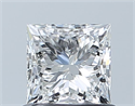 Natural Diamond 0.70 Carats, Princess with  Cut, E Color, VVS1 Clarity and Certified by GIA