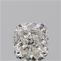 Natural Diamond 0.70 Carats, Cushion with  Cut, H Color, SI2 Clarity and Certified by GIA