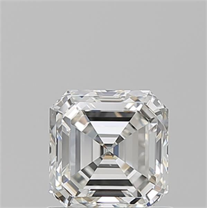 Foto Diamante Natural 0.90 quilates, Asscher , Color H, claridad VS1 y certificado GIA de