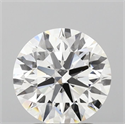 Lab Grown Diamond 2.28 Carats, Round with Ideal Cut, D Color, IF Clarity and Certified by IGI
