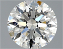 Natural Diamond 0.70 Carats, Round with Very Good Cut, I Color, VS1 Clarity and Certified by GIA