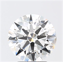 Lab Grown Diamond 3.02 Carats, Round with Excellent Cut, F Color, VVS1 Clarity and Certified by IGI