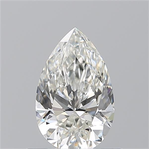 Picture of Natural Diamond 0.72 Carats, Pear with  Cut, H Color, VVS2 Clarity and Certified by GIA