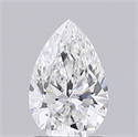 Natural Diamond 0.60 Carats, Pear with  Cut, F Color, SI1 Clarity and Certified by GIA