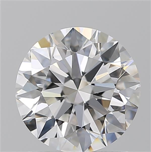Picture of Natural Diamond 1.58 Carats, Round with Excellent Cut, E Color, VVS1 Clarity and Certified by GIA