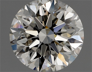Picture of Natural Diamond 1.01 Carats, Round with Excellent Cut, H Color, VS1 Clarity and Certified by IGI
