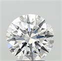 Lab Grown Diamond 3.07 Carats, Round with Ideal Cut, E Color, VVS2 Clarity and Certified by IGI