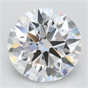 Del inventario de diamantes de laboratorio, 3.86 quilates, Redondo , Color D, claridad VVS2 y certificado GIA
