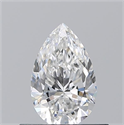 Diamante Natural 0.50 quilates, De pera , Color E, claridad VVS1 y certificado GIA