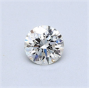 Diamante Natural 0.40 quilates, Redondo , Color H, claridad SI2 y certificado GIA