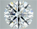 Natural Diamond 5.01 Carats, Round with Excellent Cut, E Color, VVS1 Clarity and Certified by GIA