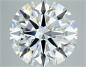 Natural Diamond 5.01 Carats, Round with Excellent Cut, E Color, VVS1 Clarity and Certified by GIA