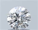 Diamante Natural 0.74 quilates, Redondo , Color F, claridad SI1 y certificado GIA