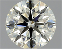 Diamante Natural 1.26 quilates, Redondo , Color K, claridad VVS2 y certificado HRD