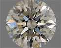 Natural Diamond 0.51 Carats, Round with Excellent Cut, M Color, VS2 Clarity and Certified by IGI