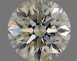 Picture of Natural Diamond 0.51 Carats, Round with Excellent Cut, M Color, VS2 Clarity and Certified by IGI