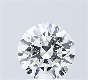 Picture of Lab Grown Diamond 1.51 Carats, Round with Ideal Cut, E Color, VVS2 Clarity and Certified by IGI