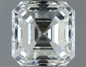 Picture of Natural Diamond 1.50 Carats, Asscher with  Cut, I Color, VVS2 Clarity and Certified by IGI