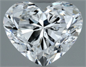 Natural Diamond 1.31 Carats, Heart with  Cut, D Color, SI1 Clarity and Certified by GIA