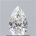 Diamante Natural 0.51 quilates, De pera , Color G, claridad SI1 y certificado GIA