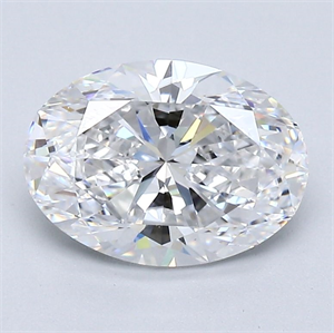 Picture of Natural Diamond 1.81 Carats, Oval with  Cut, D Color, VS1 Clarity and Certified by GIA