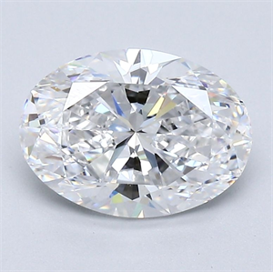 Picture of Natural Diamond 1.81 Carats, Oval with  Cut, D Color, VS1 Clarity and Certified by GIA