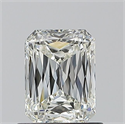 Natural Diamond 0.91 Carats, Radiant with  Cut, I Color, VS1 Clarity and Certified by GIA