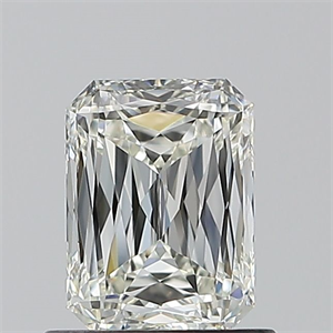 Picture of Natural Diamond 0.91 Carats, Radiant with  Cut, I Color, VS1 Clarity and Certified by GIA