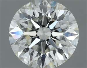 Picture of Natural Diamond 0.50 Carats, Round with Excellent Cut, I Color, VS1 Clarity and Certified by IGI