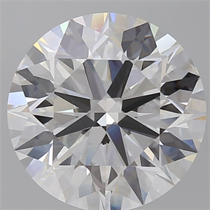 Picture of Lab Grown Diamond 5.07 Carats, Round with Ideal Cut, E Color, VS1 Clarity and Certified by IGI