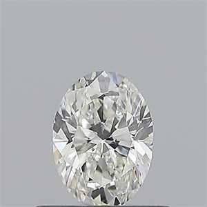 Foto Diamante Natural 0.50 quilates, Ovalado , Color H, claridad VVS1 y certificado GIA de