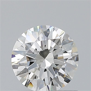 Picture of Natural Diamond 0.72 Carats, Round with Excellent Cut, H Color, VS2 Clarity and Certified by GIA