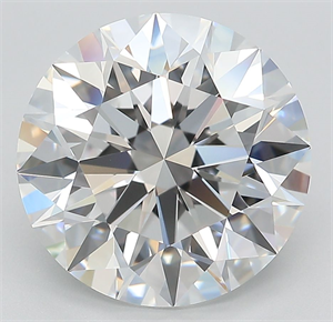 Picture of Lab Grown Diamond 5.82 Carats, Round with Ideal Cut, D Color, VVS1 Clarity and Certified by IGI
