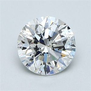 Foto Diamante Natural 1.00 quilates, Redondo , Color G, claridad I1 y certificado GIA de