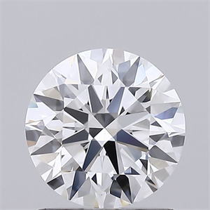 Picture of Lab Grown Diamond 1.05 Carats, Round with Ideal Cut, D Color, VVS2 Clarity and Certified by IGI