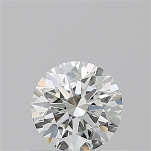 Picture of Natural Diamond 0.53 Carats, Round with Excellent Cut, H Color, VVS1 Clarity and Certified by GIA