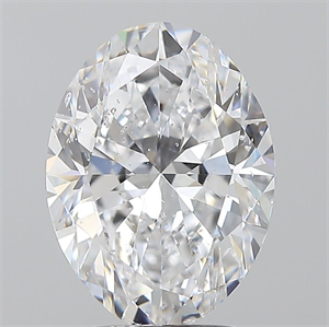 Foto Diamante Natural 3.01 quilates, Ovalado , Color D, claridad SI2 y certificado GIA de